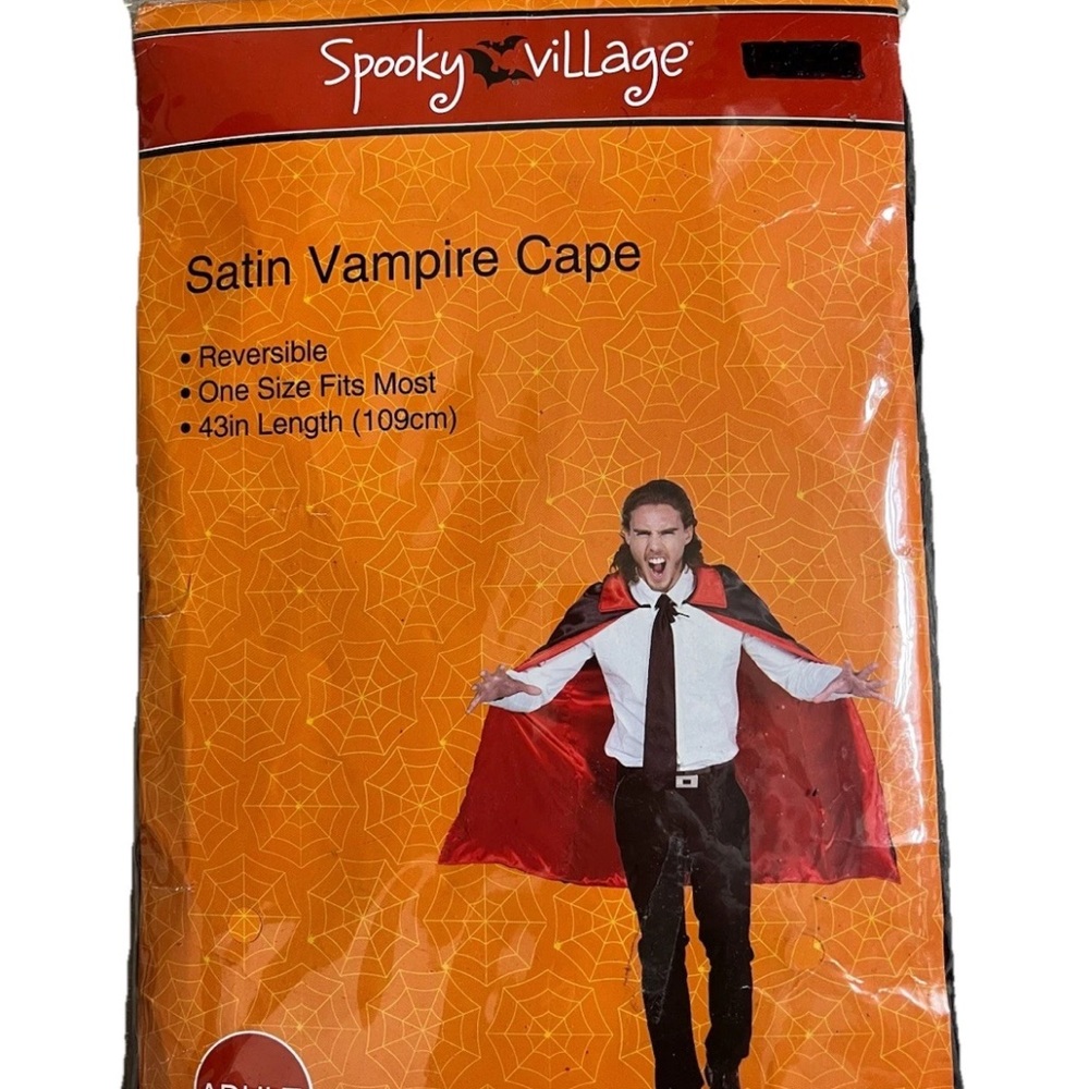 Vampire Cape Adult Reversible